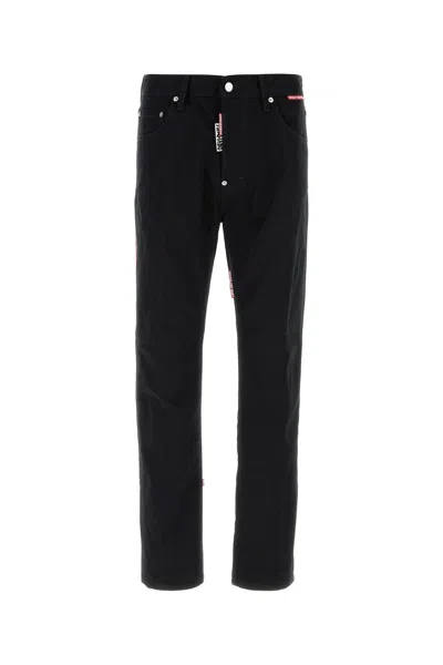 Dsquared2 Dsquared Black Denim Dsquared X Magliano Protesta 642 Jeans In Black