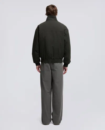 Aspesi Versatile High Collar Jacket Pockets In Green