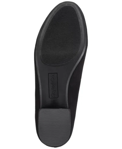 Style & Co Gerriee Womens Faux Suede Block Heel Pumps In Black