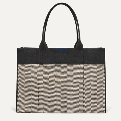 Rothys The Classic Tote In Black/neutral In Gray