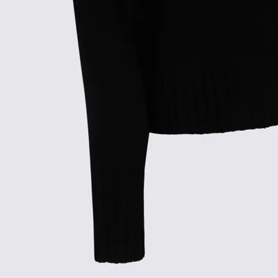 Allude Sweaters Blacks And Greys In Black