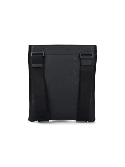 Ferragamo Logo Shoulder Bag In Black