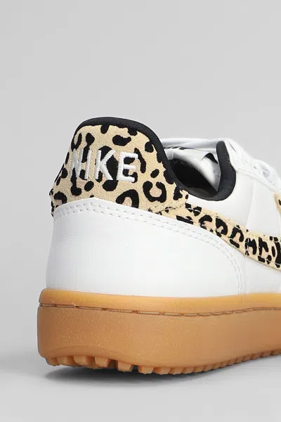 Nike Field General Se Sneakers In White Leather And Fabric In White