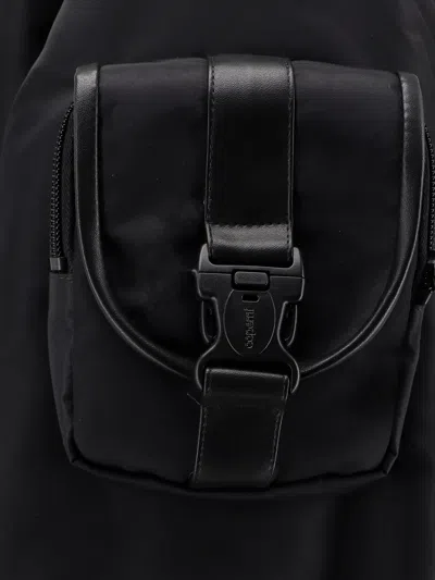 Coperni Nylon Bomber Jacket Featuring Flap Pockets In Black