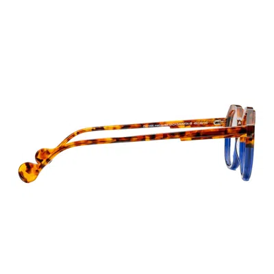 Matttew Backgammon 1893 Tartaruga Blu Glasses In Multi