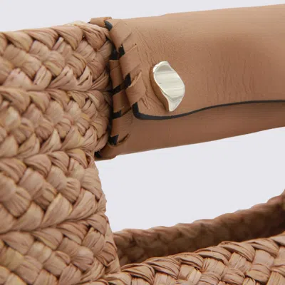 Helen Kaminski Natural Raffia Remi Top Handle Bag In Multi