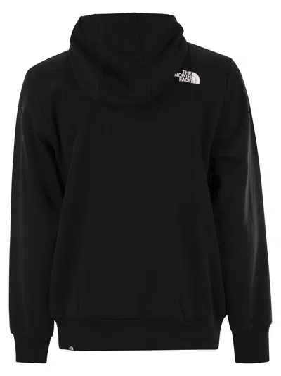 The North Face Logoed Hoodie In Black