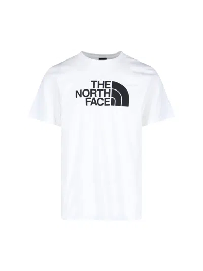 The North Face Men White Cotton Sports T-shirt In White