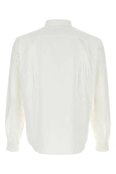 Prada Oxford Shirt Long Sleeves Button Down Collar In White