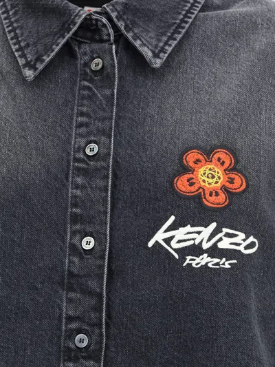 Kenzo X Futura 2000 Embroidery In Black