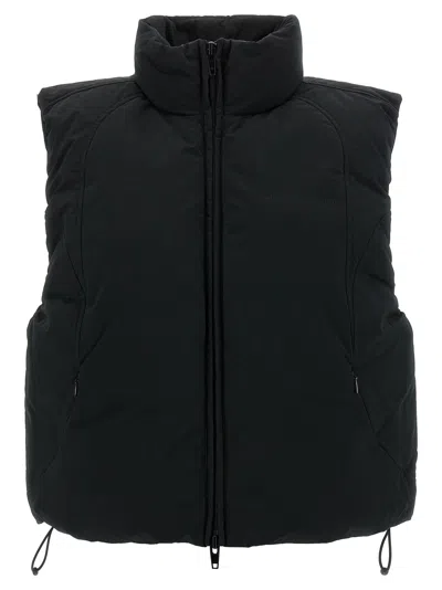Alexander Wang Black Polyester Blend Sleeveless Down Jacket In Black