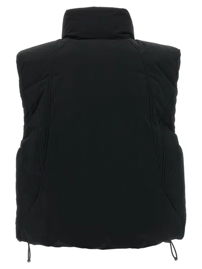 Alexander Wang Black Polyester Blend Sleeveless Down Jacket In Black