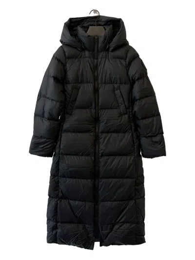 Canada Goose Quilted Puffer Coat With Hood In Black