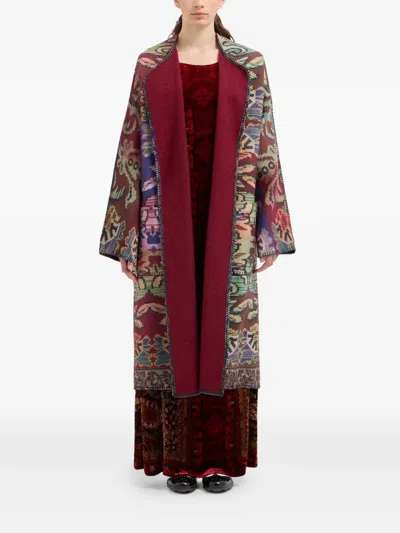 Pierre-louis Mascia All-over Pattern Coat In Multi