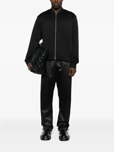 Jil Sander Bomber Jacket In Black