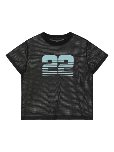 Rest&recreation 22 Mesh T-shirt In Black