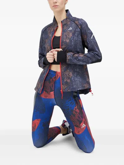 Adidas Originals Fast Iteration Zip-up Jacket In Blue