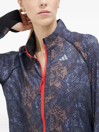 Adidas Originals Fast Iteration Zip-up Jacket In Blue