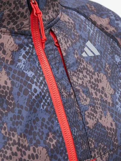 Adidas Originals Fast Iteration Zip-up Jacket In Blue