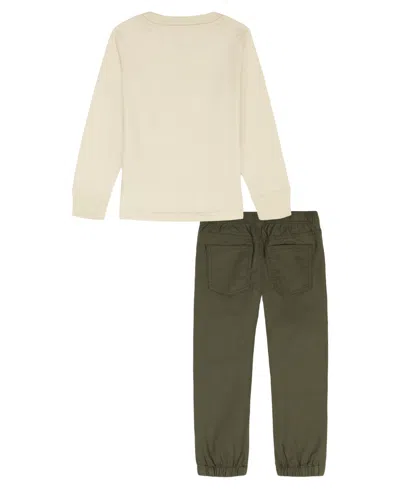 Kids Headquarters Toddler And Little Boys 2t-7 2-piece Graphic T-shirt And Joggers Set