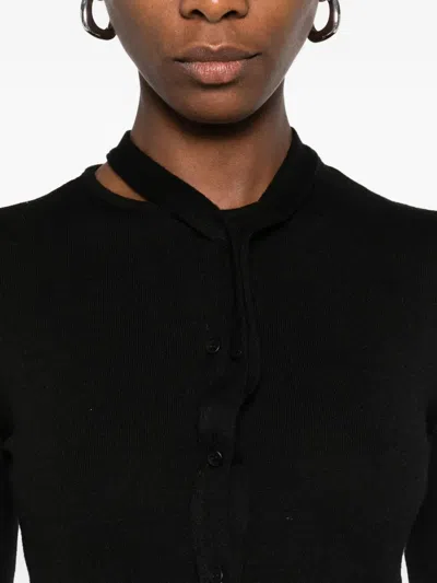 双开合针织开衫