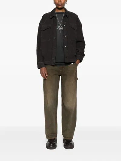 True Avenue Corduroy Jacket In Brown