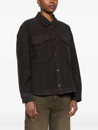 True Avenue Corduroy Jacket In Brown