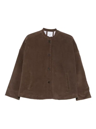 Why Ci Corduroy Buttoned Jacket In Brown