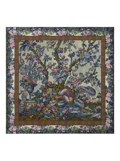 Pierre-louis Mascia Floral-pattern Scarf In Multi