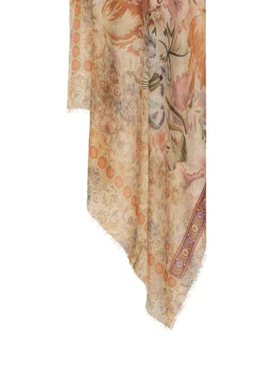 Pierre-louis Mascia Floral-print Scarf In Multi