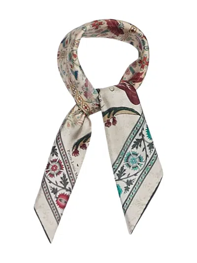 Pierre-louis Mascia Floral-pattern Silk Scarf In Multi