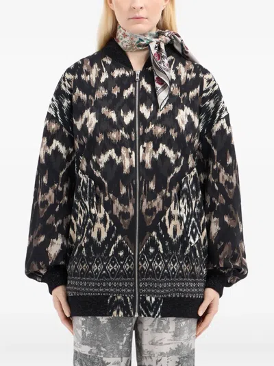 Pierre-louis Mascia Floral-pattern Silk Scarf In Multi