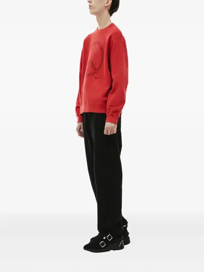 Undercover Peace-sign Motif Sweatshirt In Red