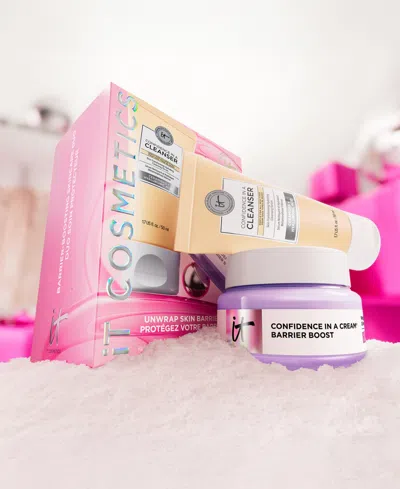 It Cosmetics 2-pc. Unwrap Skin Barrier Strength Skincare Set In Transparent
