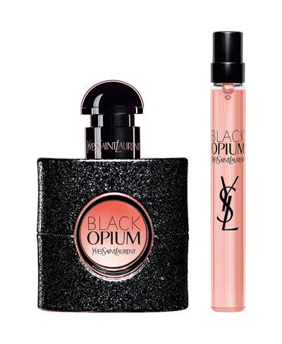Saint Laurent 2-pc. Black Opium Eau De Parfum Set In Transparent