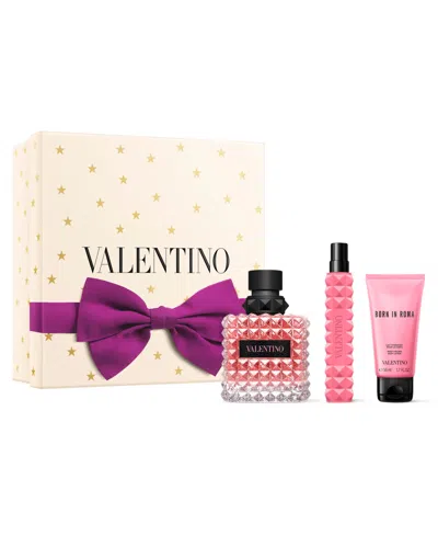 Valentino Born In Roma Donna Eau De Parfum 100ml Gift Set (worth £161) In Transparent