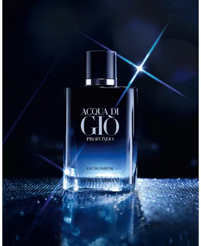 Giorgio Armani Men's 2-pc. Acqua Di Gio Profondo Eau De Parfum Set In Transparent