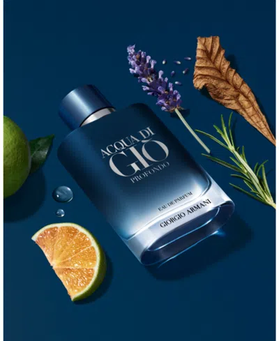 Giorgio Armani Men's 2-pc. Acqua Di Gio Profondo Eau De Parfum Set In Transparent