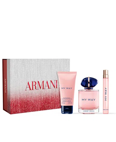 Giorgio Armani 3-pc. My Way Eau De Parfum And Body Lotion Set In Transparent