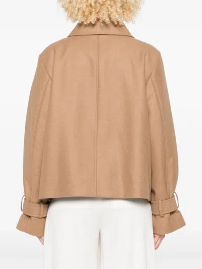 Skall Studio Ally Buttoned Jacket In Brown