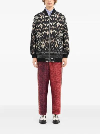 Pierre-louis Mascia Ikat-pattern Bomber Jacket In Multi