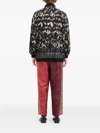 Pierre-louis Mascia Ikat-pattern Bomber Jacket In Multi
