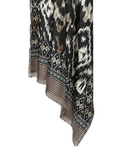 Pierre-louis Mascia Geometric-pattern Scarf In Multi