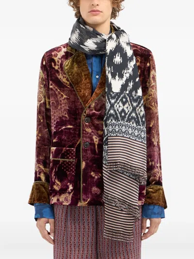 Pierre-louis Mascia Geometric-pattern Scarf In Multi