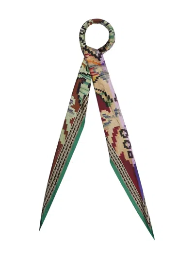 Pierre-louis Mascia Geometric-pattern Silk Scarf In Multi