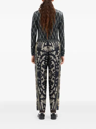 Pierre-louis Mascia Drawstring-waist Trousers In Multi