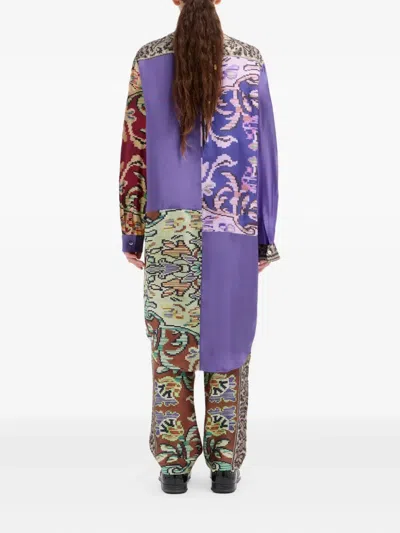 Pierre-louis Mascia Patchwork-design Shirt In Multi