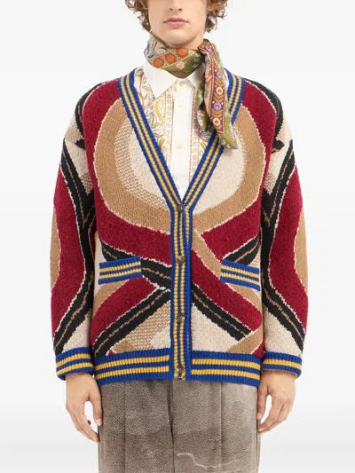 Pierre-louis Mascia Geometric-pattern Silk Scarf In Multi