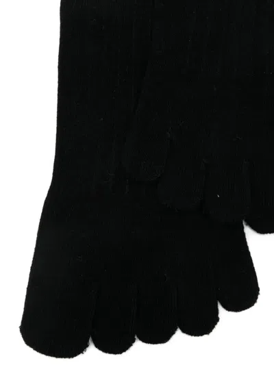 五趾罗纹针织袜