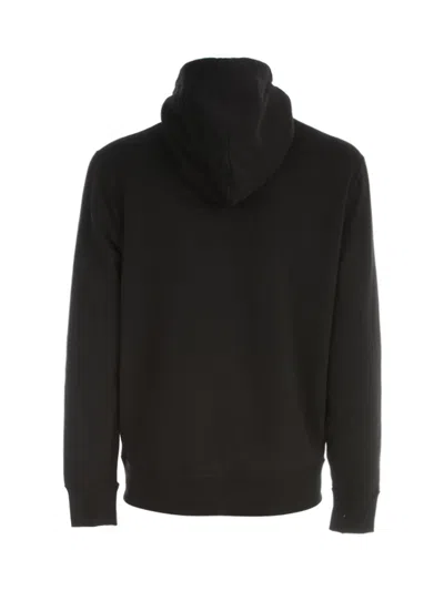 Polo Ralph Lauren Black Cotton-blend Sweatshirt In Black